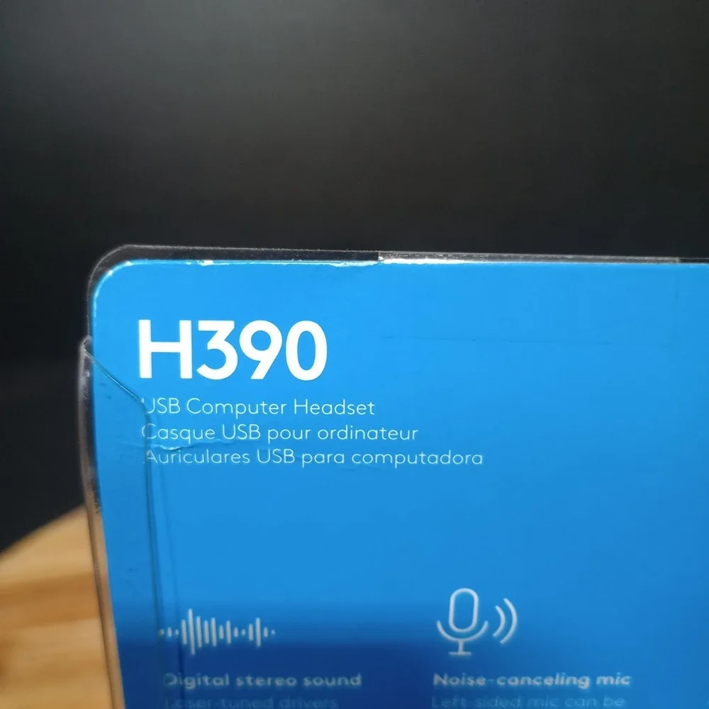 Logitech H390 Black Over the Ear‎ Headset Brand New Sealed